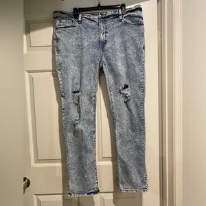 WXYZ jeans Nomad Slim Fit men’s size 37x32 distressed